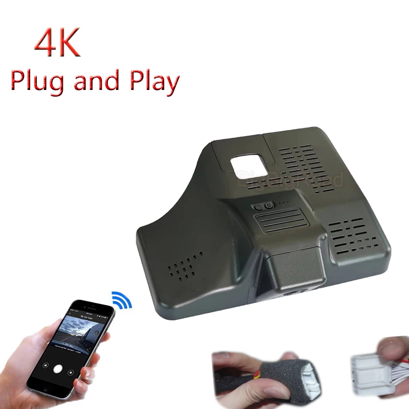 4K Plug And Play For Chery Icar 03 High Version 2024 Car Wifi DVR Video Recorder Parking Camera Dash Cam Night Vision FHD 2160P