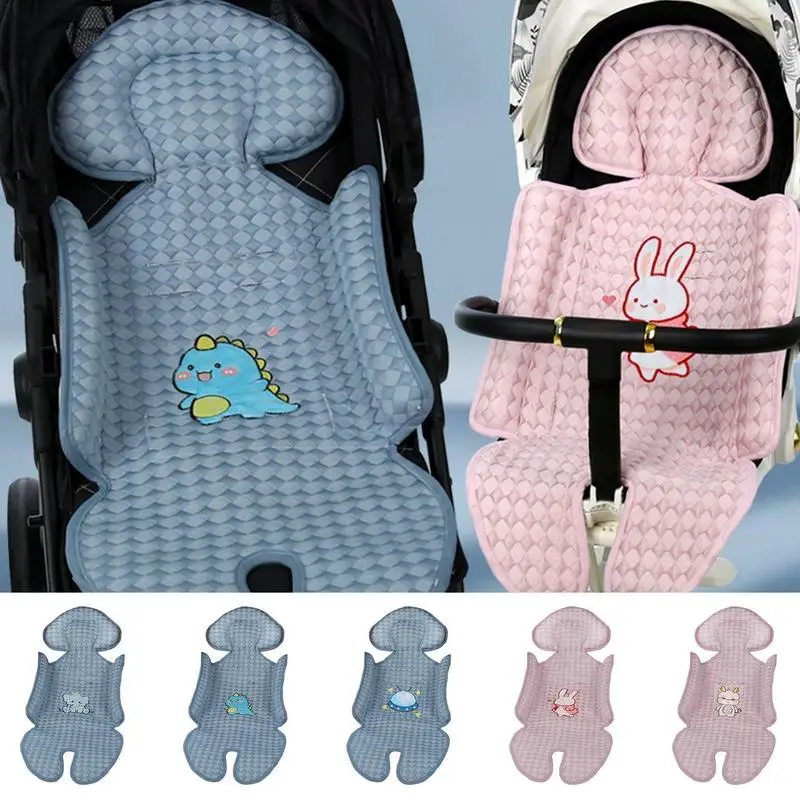 

Baby Stroller Cooling Pad Breathable Car Seat Anti-Slip Ice Cooler for Outdoor Kids Pram Comfortable Soft Baby Sleep Cushions