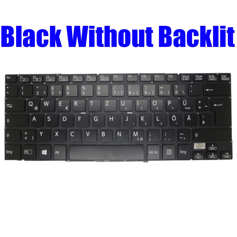 Laptop Keyboard For SONY SVF14A 9Z.NABBQ.10G 149238631DE 9Z.NABSQ.00G 149238331DE Germany GR Black Silver New