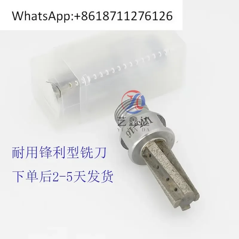 1pcs Bronze Diamond Milling Cutter for Glass Machining Center Glass Strip Hole Slotting Tool Mechanical Glass Milling Bit