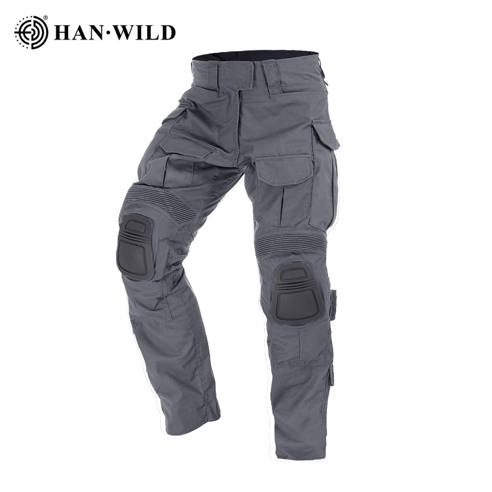 G3 Combat Pants with Knee Pads Airsoft Tactical Trousers Hunting Clothes Gen3 Hunting Camouflage Pants Trainning