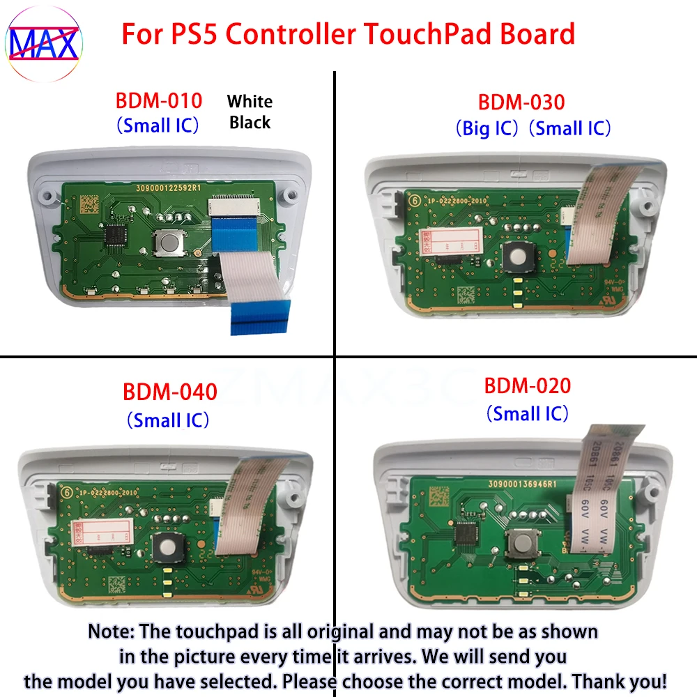 

Original For PS5 Controller BDM-010 BDM-020 BDM-030 BDM-040 Touchpad PCB Board Handle IC Motherboard Circuit Touch Pad Board