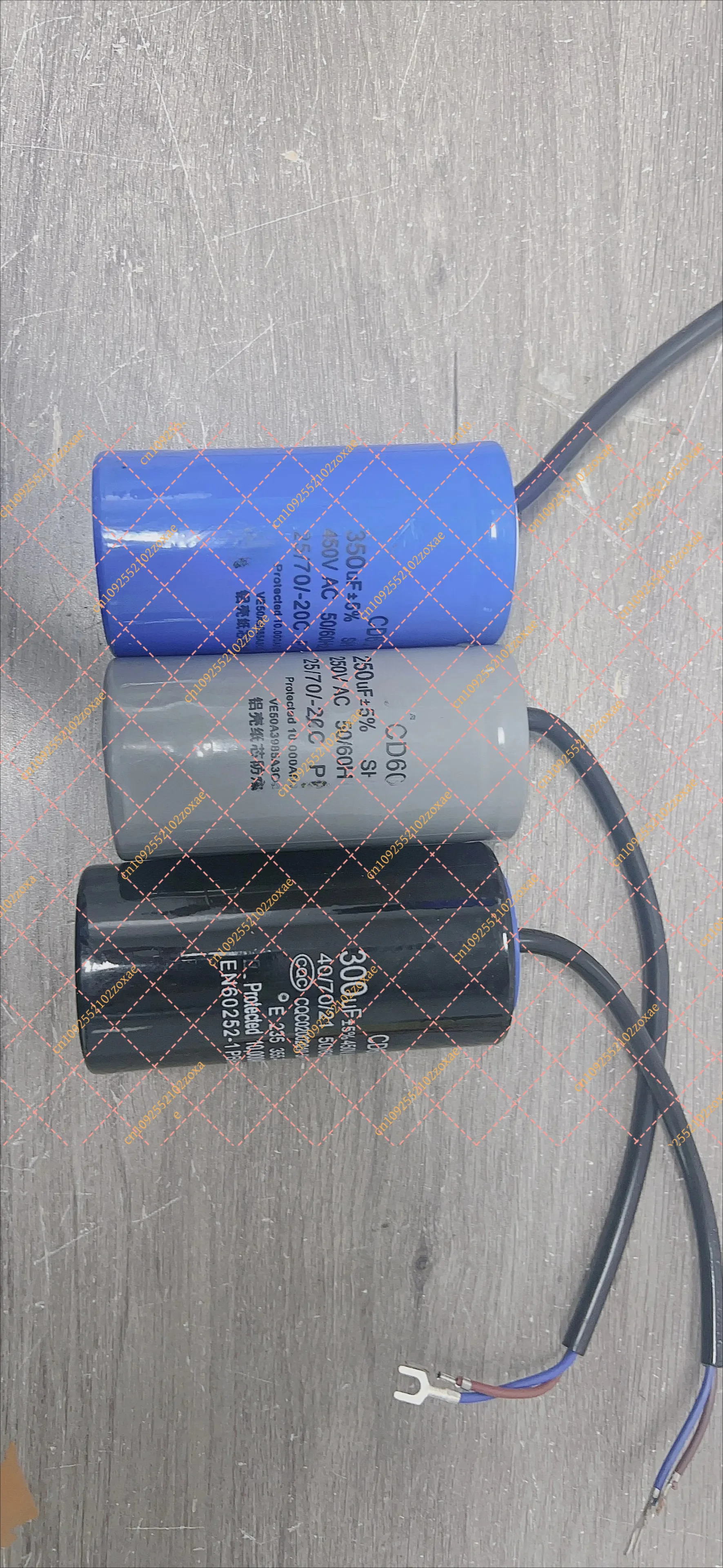 Aluminum Shell CD60 Motor Capacitor 75-500uF 250V 450V Water Pump Starting Capacitor 1PC