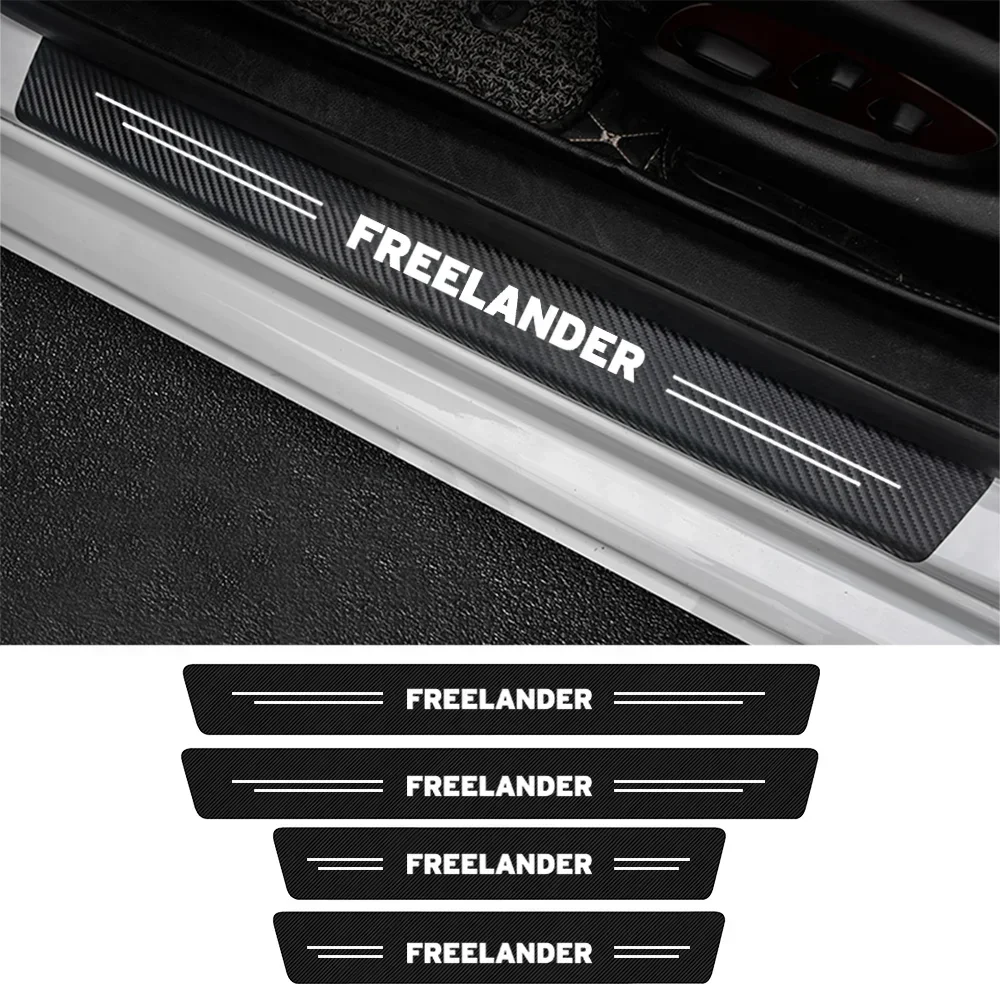 

Car Door Sill Protector Plate Threshold Sticker for Land Rover Freelander 1 2 2015 2014 2013 2012 2011 2010 2023 LN Accessories