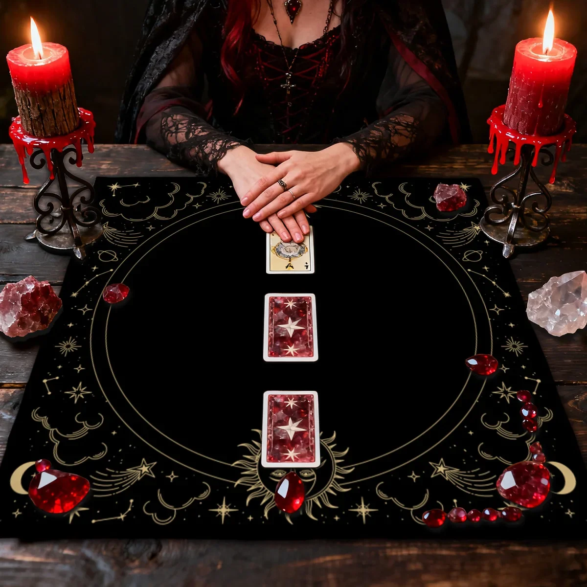 Tarot Tablecloths for Reading Tarot Cards Decorative Altarpiece a Gift for Tarot Enthusiasts Creative Home Decoration
