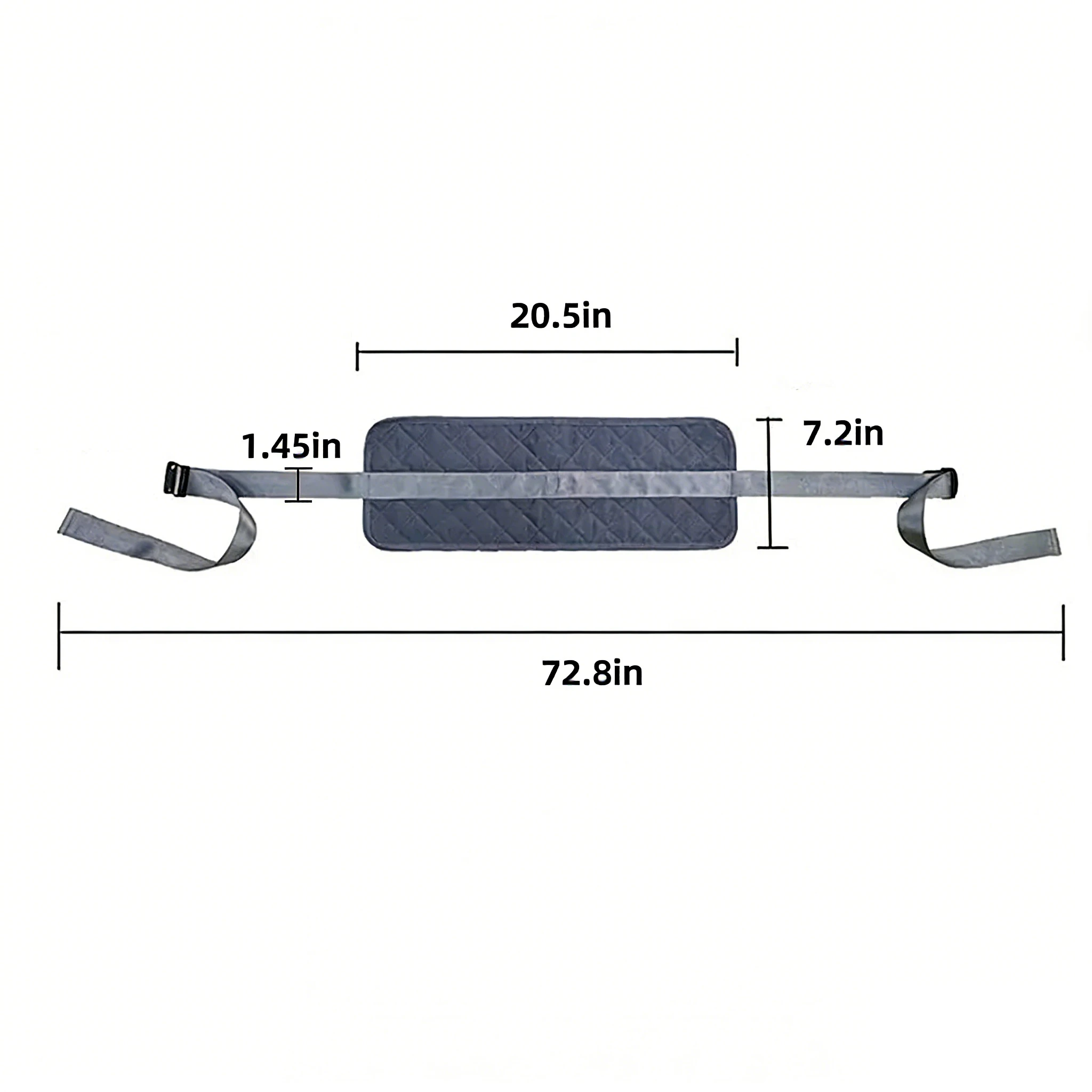 BUYHAO Anti-slip Wheelchair Restraint Belt: Adjustable Harness for Elderly, Pregnant, Paralyzed - Wheelchair/Bed Fall Prevention