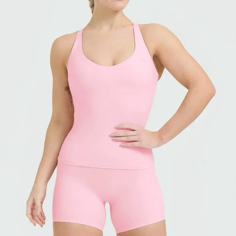 Fitness Yoga Short Top Women's Cross Beauty Back Sling Cross Sports Tights Gym Sports Bra Outdoor Aesthetic Fitness Wear image 3