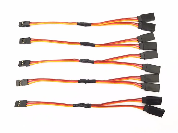 50PCS Servo Extension Cable Male To Female Servo Y Wire 22AWG 200mm 300mm For RC Car Helicopter Drone DIY Parts