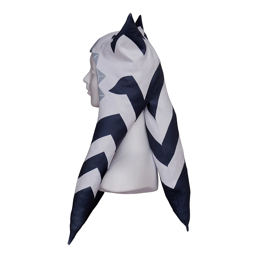 Ahsoka Tano تأثيري قبعة المسلسلات التلفزيونية زي الكبار فانتازيا فارس القبعات هالوين كرنفال فستان حفلة الدعائم اكسسوارات