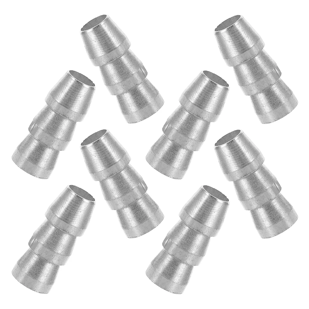 

8pcs Fixing Round For Axe Handle Accessories Iron Wedge Steel Hammer Handle Round Wedge Farm Tool Hardware Silver Color