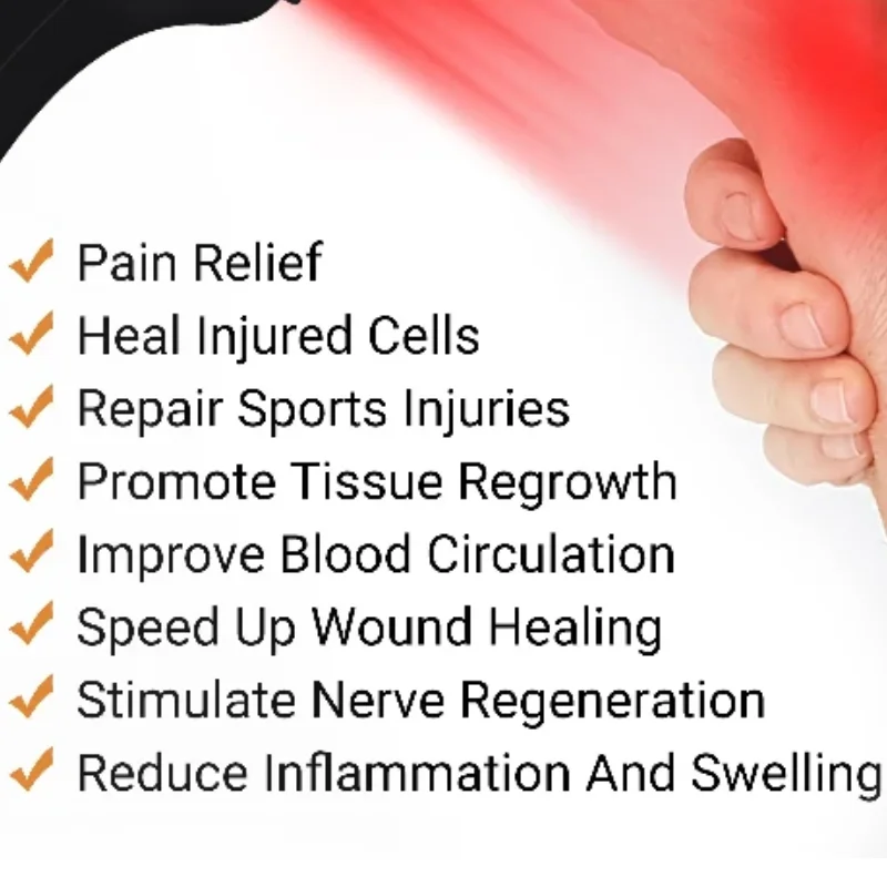 Clinical 5W Class IV 808nm Cold Laser NIR Device for Deep Penetration Pain Management Nerve Healing Physiotherapy