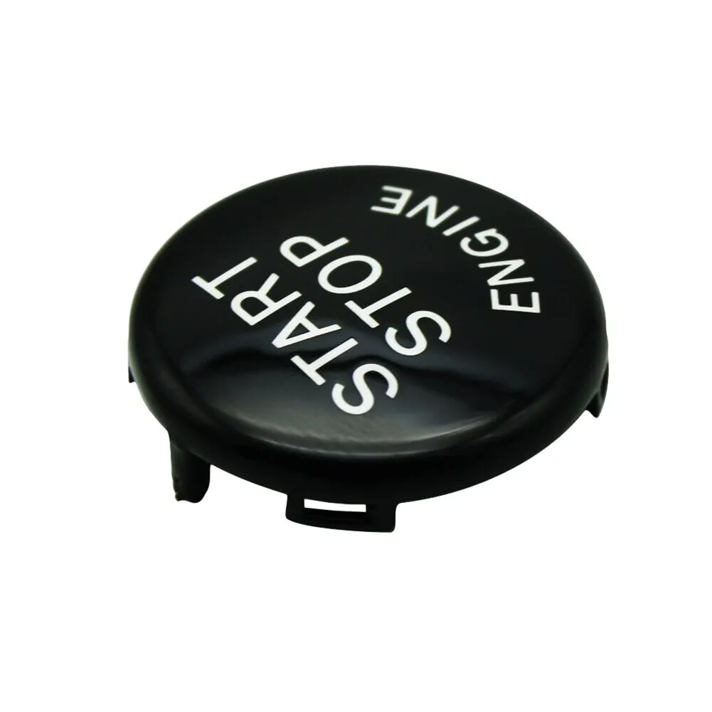 Interior Decoration Start Button Cover Button Cover 2Pcs With Ring Anti-corrosion Non-deformation Wear-resistant