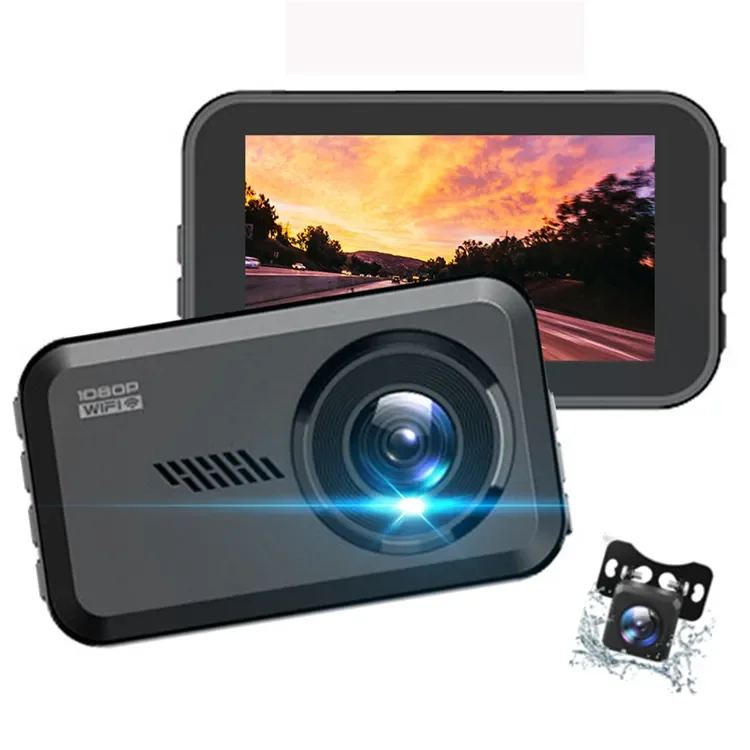 Car Camera 4K Dashcam Front And Rear Dual Camera 4K Wireless Dash cam