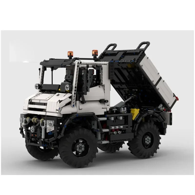 MOC-143162U535 camion de Transport urbain assemblage couture bloc de construction modèle 3465 pièces enfants anniversaire blocs de construction jouet cadeau