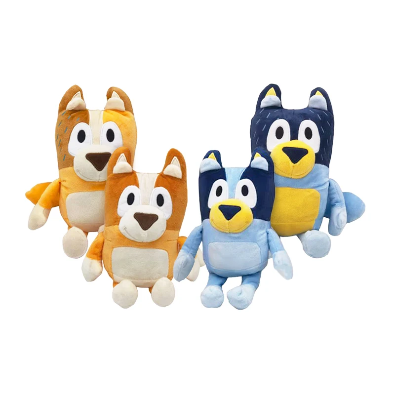 15/28/40cm Bluey juguetes de peluche Bingo familia dibujos animados muñecos de peluche figura de Anime Kawaii peluche regalo para niños juguetes de Navidad