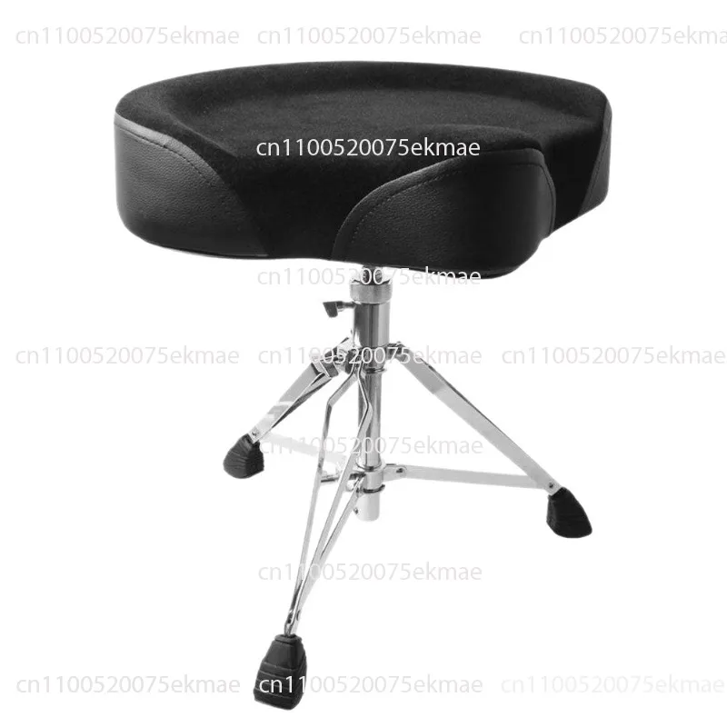 Large Saddle Screw Adjustable Drum Stool Adult And Models High And Low Rotating Velvet Musical Instruments
