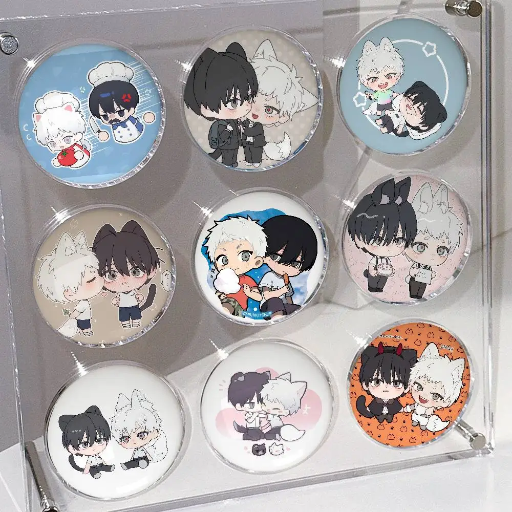 The Summer Hikaru Died Kawaii Chibi Laser Round Badge Exquisite Spot Goods