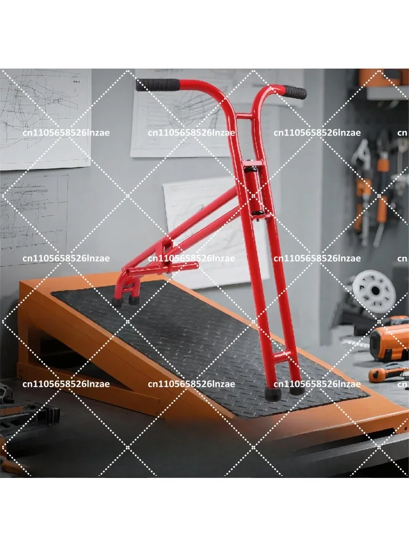 Mountain Bike Climbing Training Stand - Fixed Rear Roller Slide Table Upturned Head Exercise Rack
