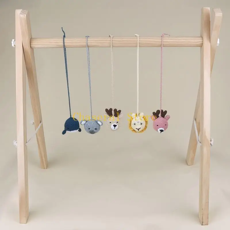 Estante ropa E7CE Peleador juguetes Hangindefitness Rack colgando juguetes educativos tempranos