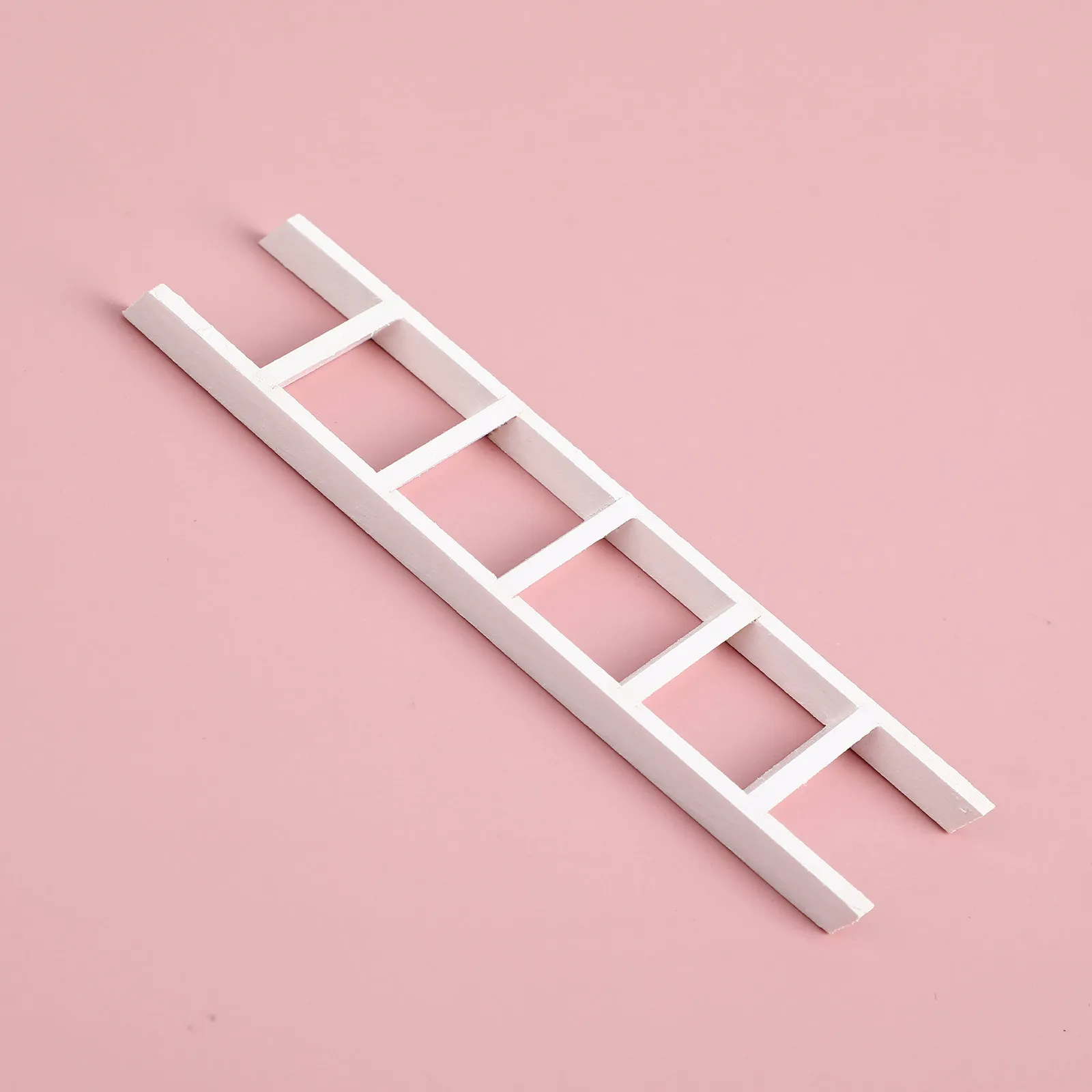 

1Pcs Miniature Solid Wood Ladder Crafted Fine Wood Staircase for 1:12 Mini House Warm Decorative Ladder Interior Design