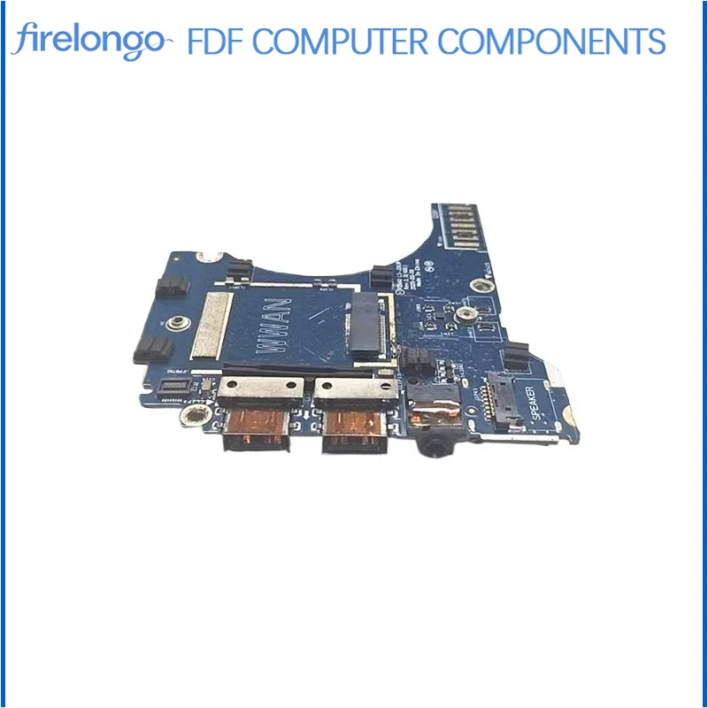 For DELL Latitude 7410 USB Daughter Board Audio Jack Board LS-J263P 0WDKDT Replacement