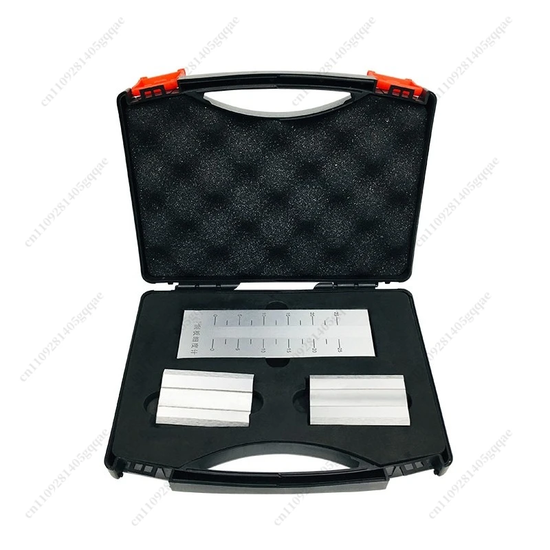 Grindometer Single-Channel Grind Fineness Gauge Gage Stainless Steel Gauge 0-100μm 0-8
