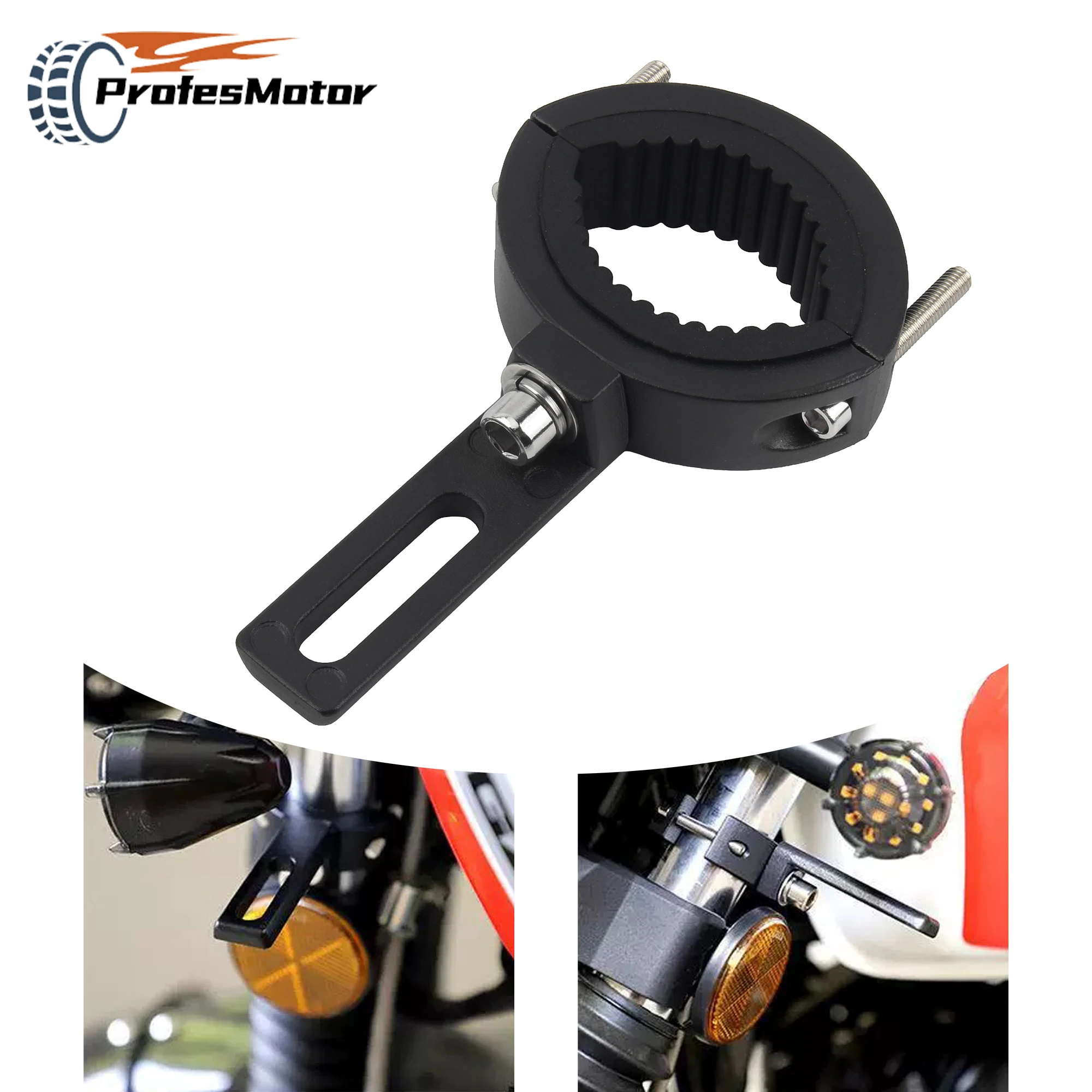

Universal Motorcycle 20mm-60mm Bumper Shock Absorber Bracket Fork Mount Clamp Lamp Holder Clamp Bracket Dirt Bike Modified Parts