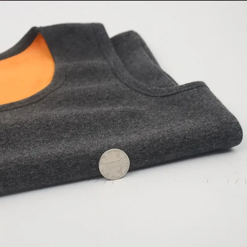 

Winter Warm Top Vest Gold Velvet Plus Velvet Thick Warm Vest Men's Cotton Slim-fit Base Thermal Underwear Vest