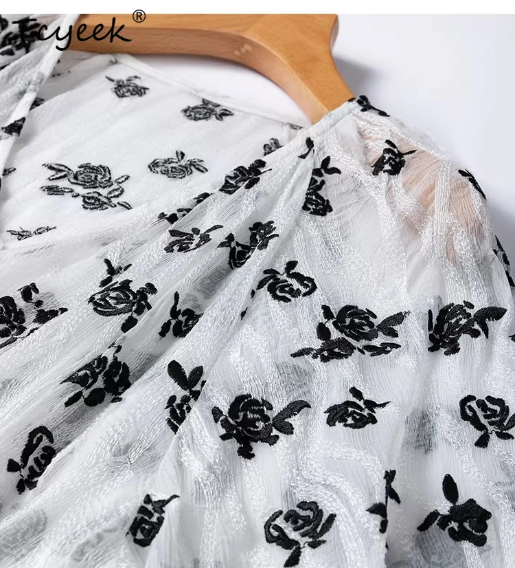 

AYUNSUE 100% Real Mulberry Silk Shirt Summer Clothes Elegant Shirts for Women Loose Fit Ladies Tops Long Sleeve Sunscreen Blusas