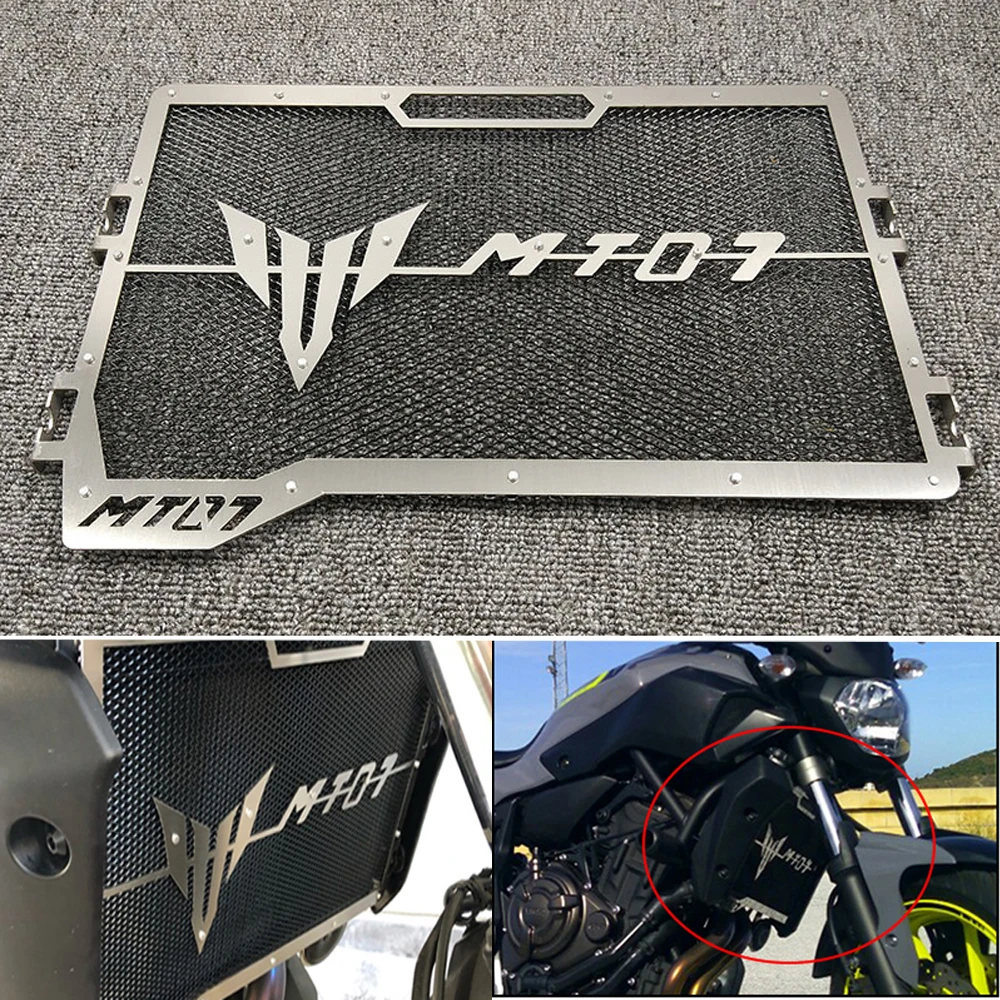 

MT-07 FZ-07 MT07 2018 Motorbike Radiator Grille Grill Protective Guard Cover Perfect For Yamaha 2014-2018 MT-07 FZ-07 MT07 MT 07