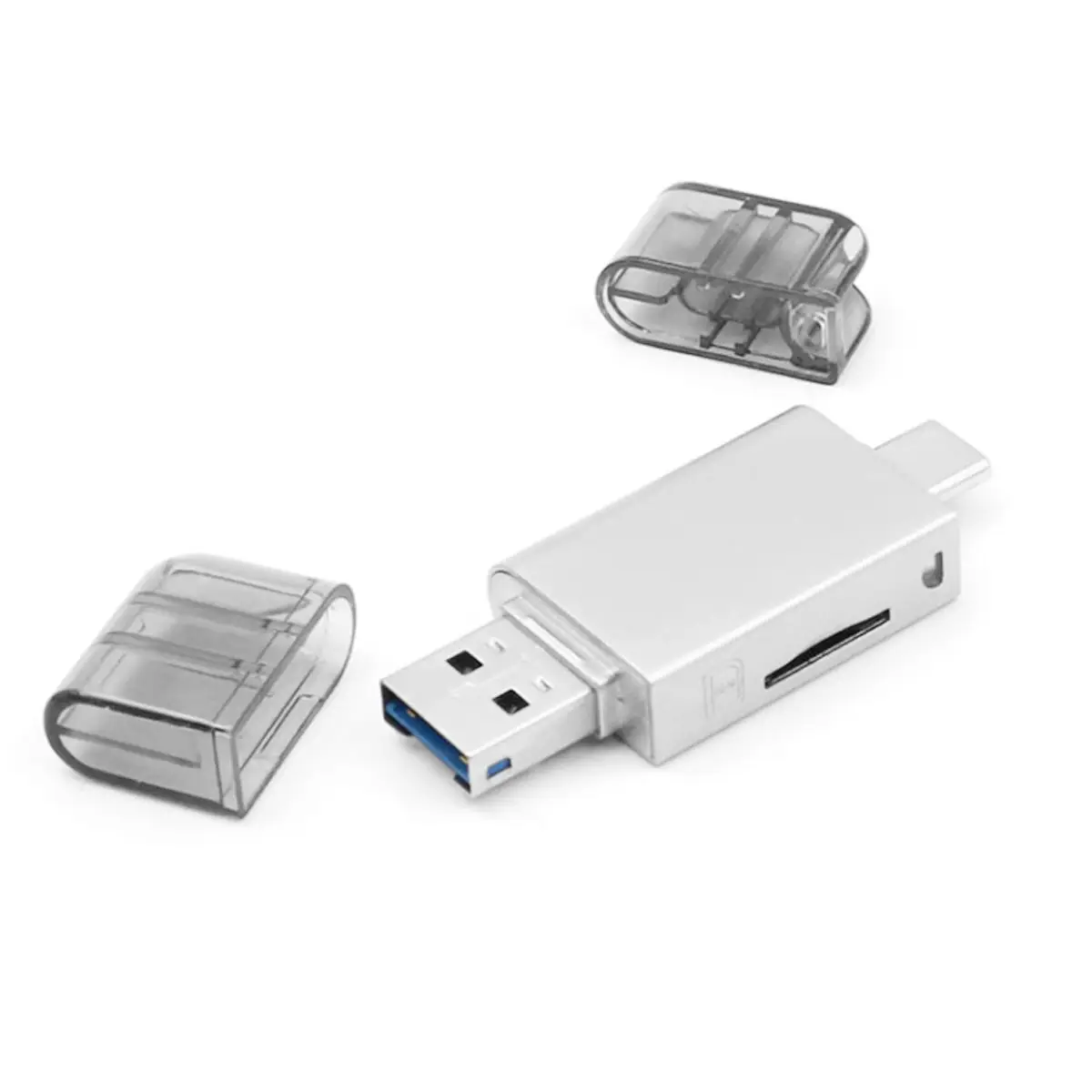 USB-C Type C USB 2.0 to NM Nano Memory Card & TF Micro SD Card Reader Converter Connector Adapter for Cell Phone & Lap top