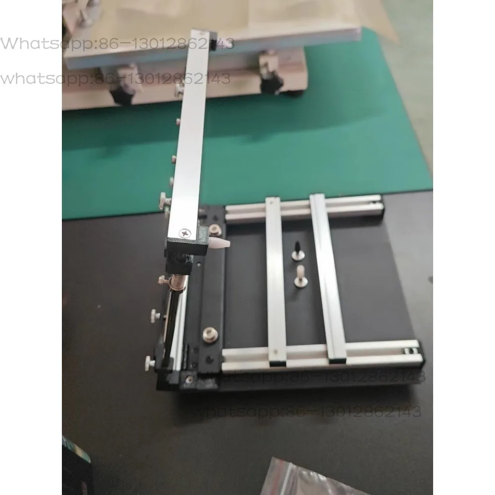 100 * 100mm SMT mesh steel welding board PCB welding paper manual printing micro screen printing machine printing table view 6