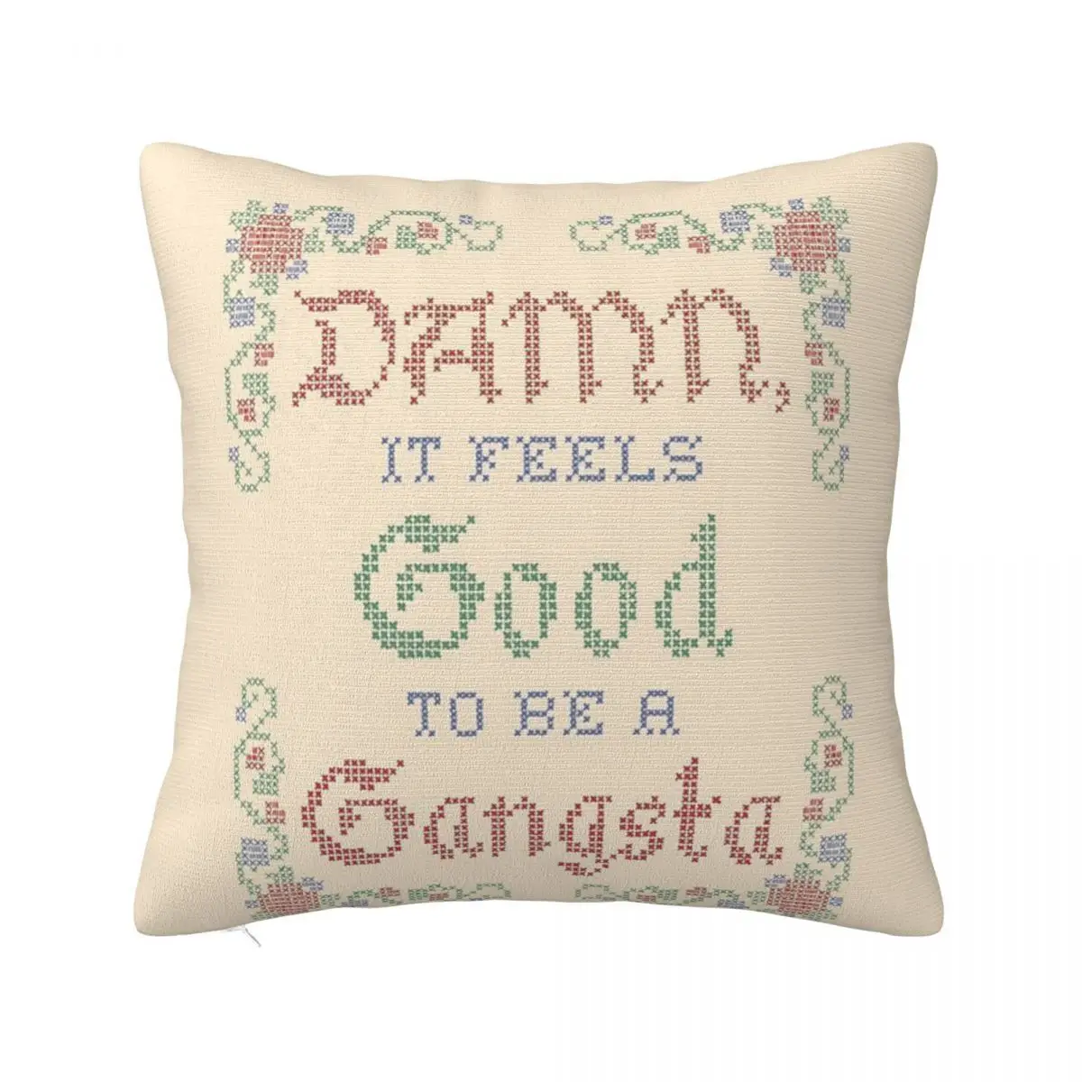 Damn It Feels Good To Be A Gangsta Cushion Decorative Pillow Decoration For Bedroom Pillow Case Pillow Cover