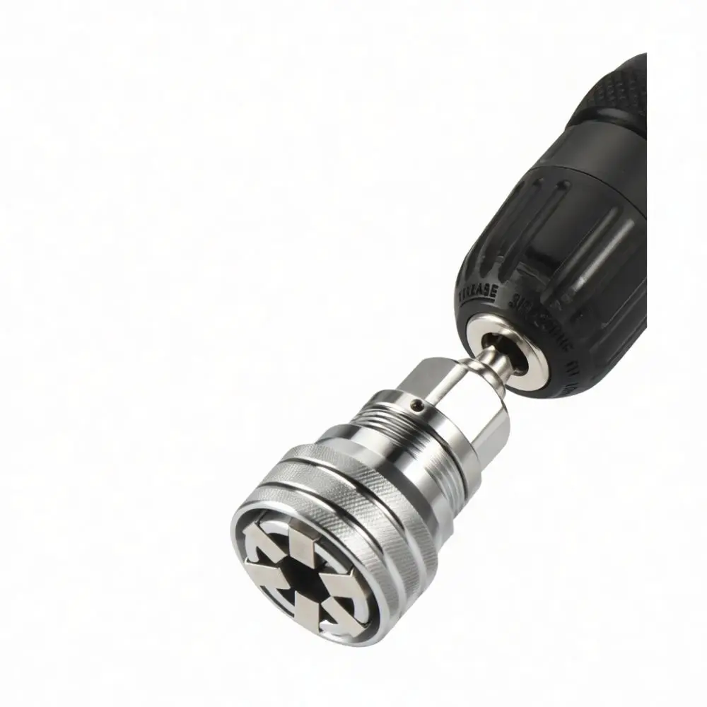 Adjustable Universal Socket Wrench Magic Grip Drill Adapter Hand Tool Multifunction Repair Gear For Bolt Nut Fasteners