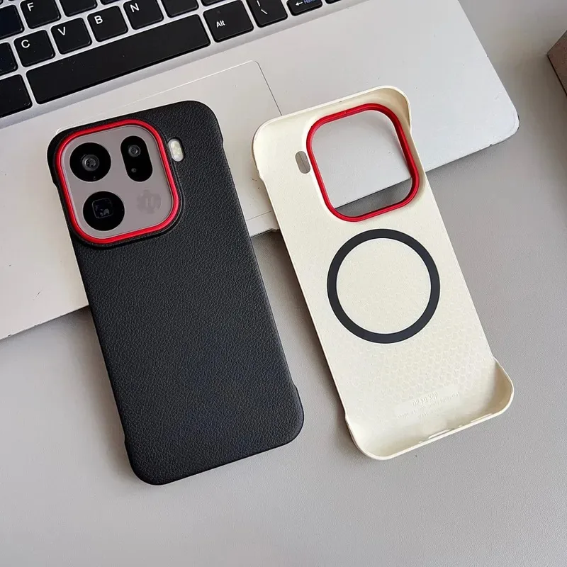 Magnetic Phone Case For Oppo Find X9 Pro FindX8 X8Pro Hard PU Protective Cover