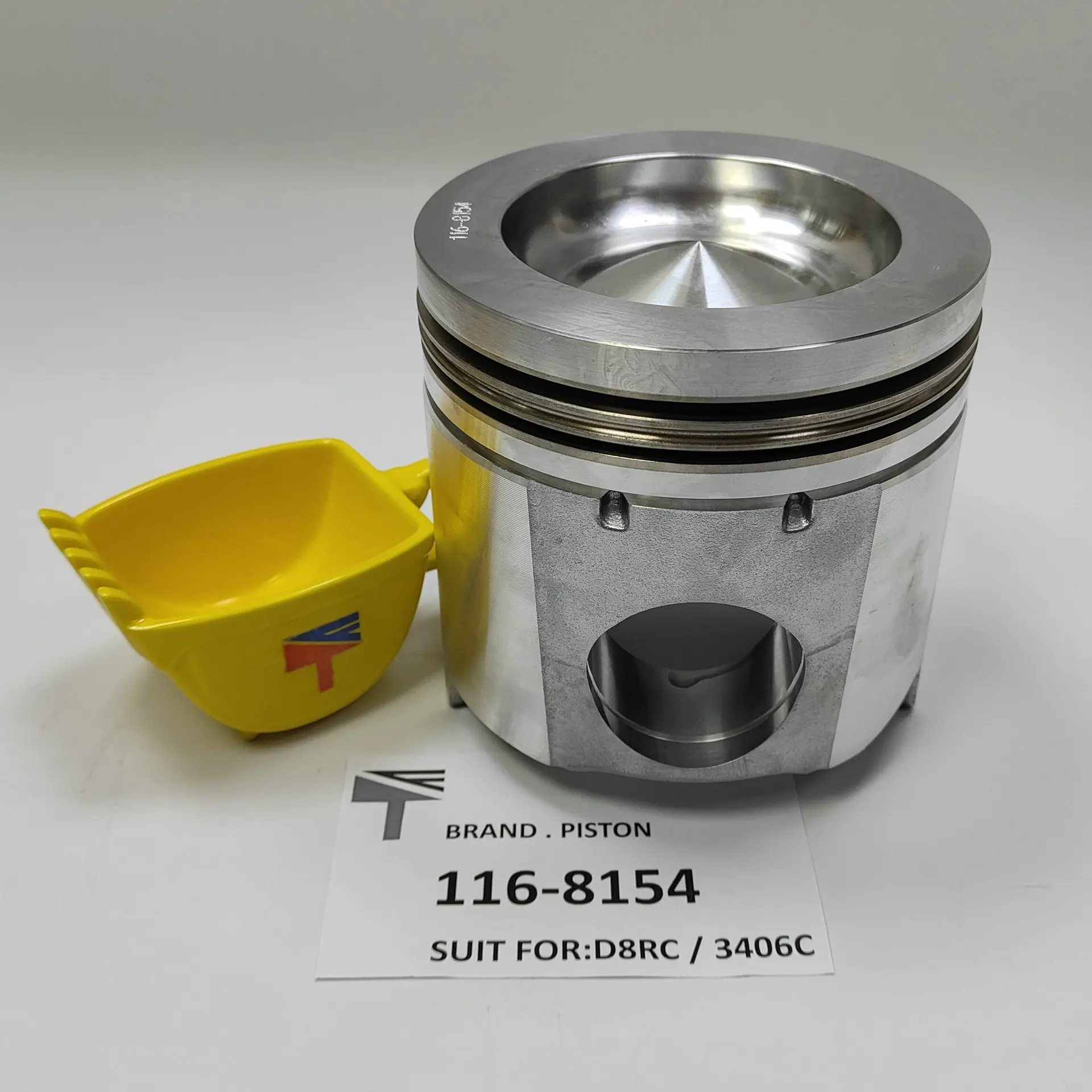 116-8154 Piston for D8RC crawler tractor, 3406C engine, mechanical parts