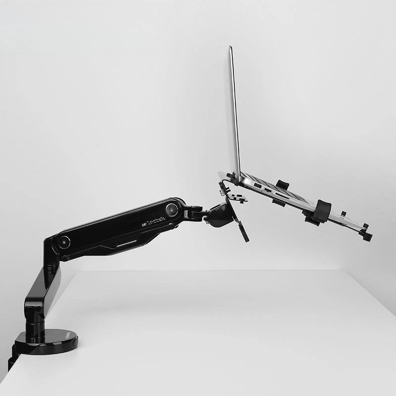 Monitor Robotic Arm Stand Accessories Perforated Mechanical Spring Laptop Clamp Support with Keyboard Rest W61
