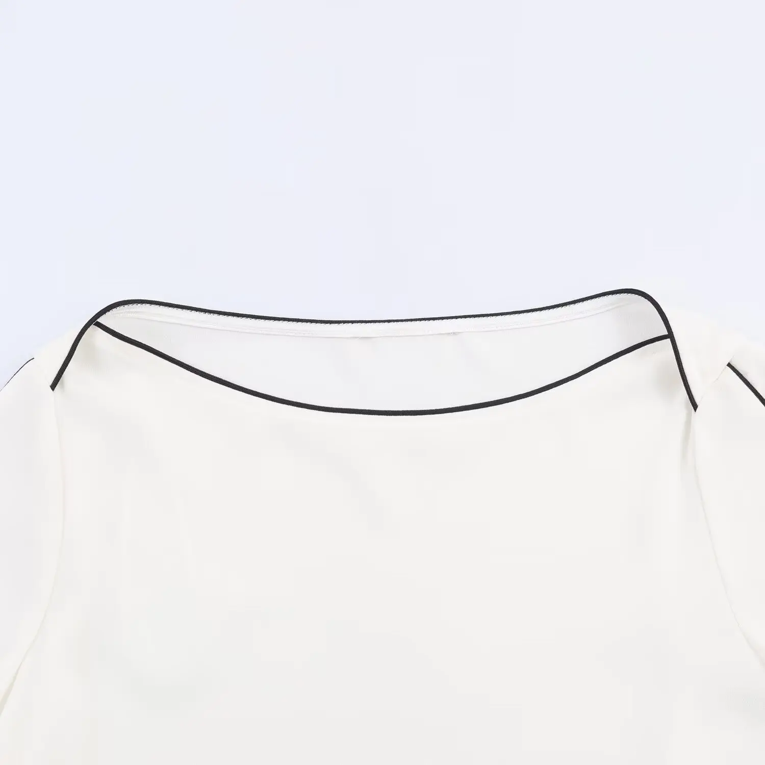 Bsay contraste aparado camisa branca moda feminina 2025 outono novas blusas soltas de manga comprida francês chique escritório senhoras topos