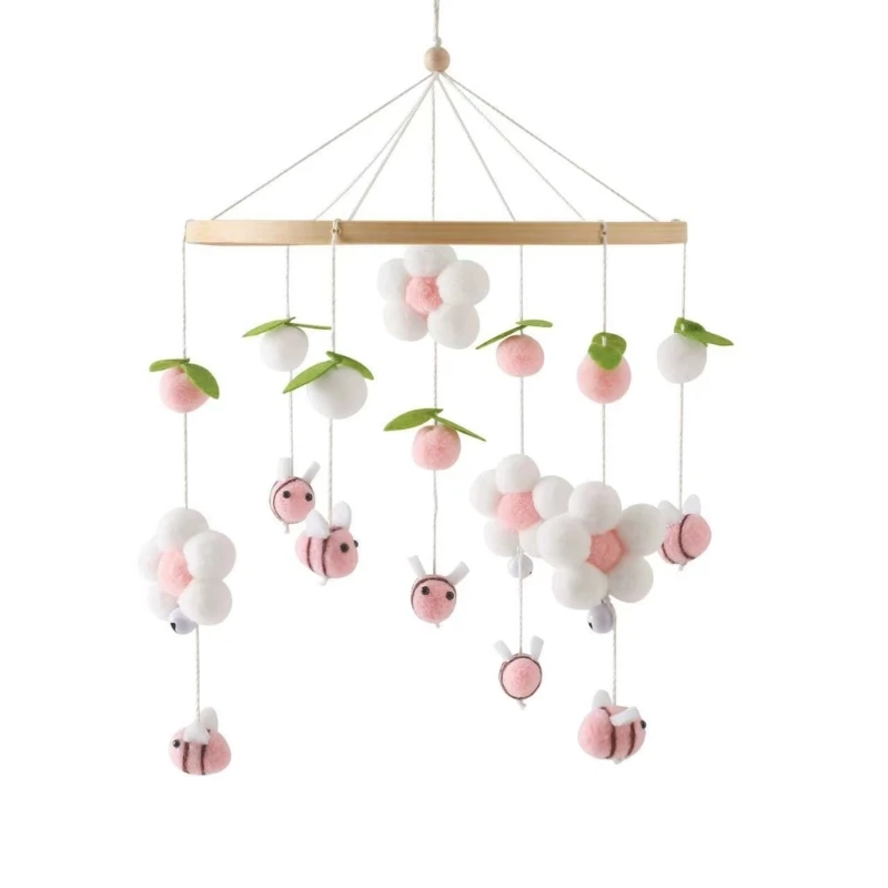 Montessoris Toy Baby Crib Mobile Nursery Hanging Bed Chimes for Boys and Girls Ceiling Decoration in Elegant Designs