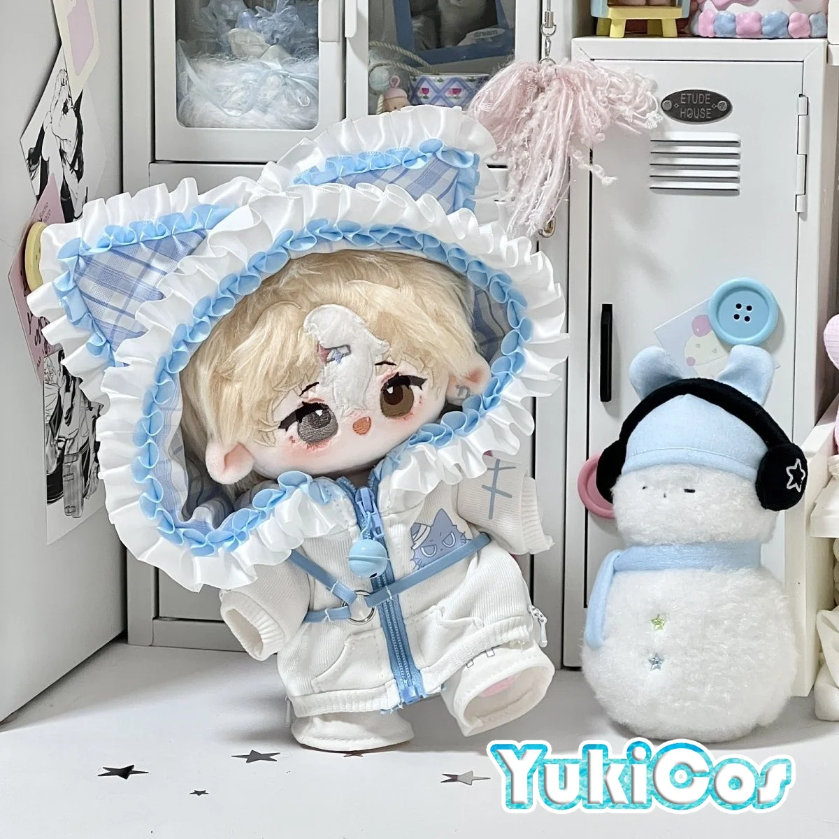 Idol Star Subculture Jirai Kei Fashion Neko Cat Sportswear Costume Plush 20cm 25cm 30cm Doll Accessories Doll's Clothes PDD