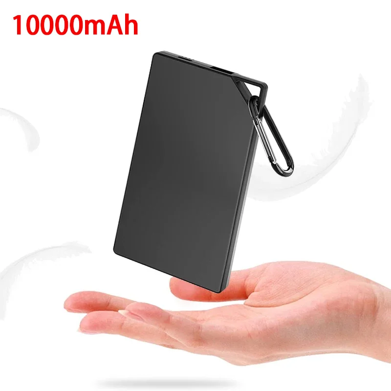 TNTOR Power Bank 10000mAh portable slim power bank only 8mm fast charging battery for iPhone14 13 12 Pro max, Xiaomi huawei