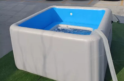 Piscina Inflable de PVC de Tamaño Personalizado, Rectangular, Sobre el Suelo, para Exteriores
