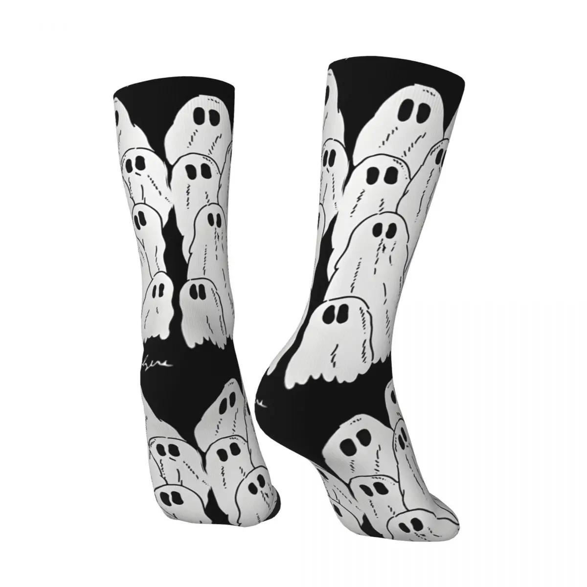 Original Phoebe Bridgers Ghost Men's Socks Retro Harajuku Phoebe bridgers Street Style Novelty Casual Crew Sock