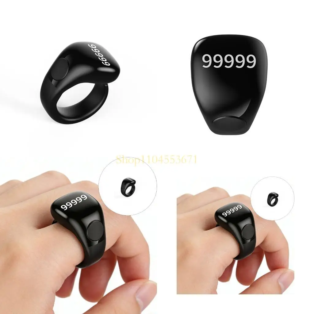 Best Seller 18mm 20mm 22mm Intelligent Wireless Ringing Counter With Digital Display And Vibration Alert For Prayer Tracking And
