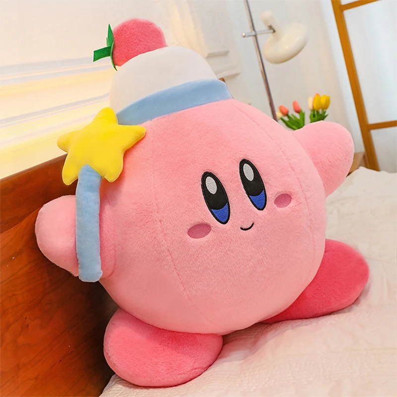 

Large Size Kirby Doll Stuffed Toy for Kids Birthday Xmas Gift Plushie Pillow Cute Anime Character Toy for Children Best Present