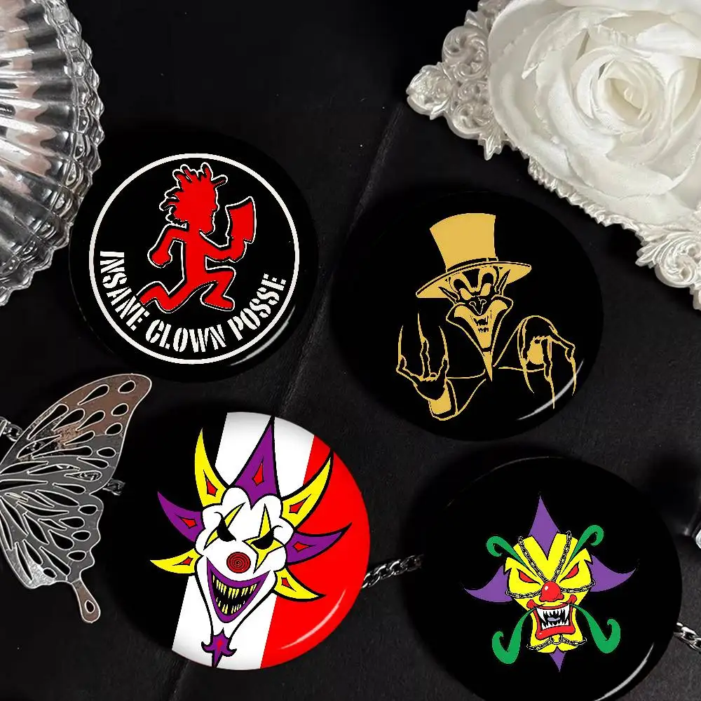 BAND Insane Clown Posse Anime Button Pin Handmade Brooch for Clothes Cartoon Badge Backpack Decoration Jewelry Accessories