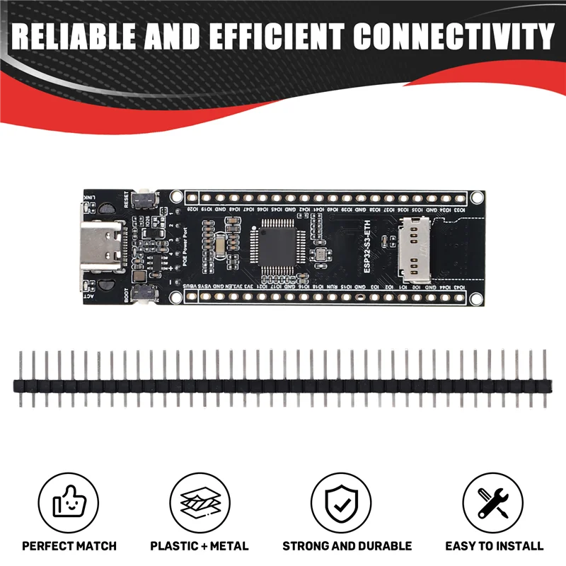 

New--ESP32-S3 ETH Cam Ethernet Development Board Supports Wi-Fi, Bluetooth And Ethernet Communications For Raspberry Pi Pico