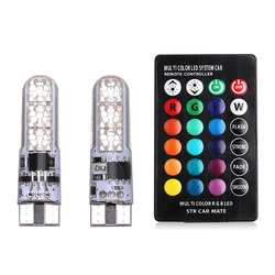 RGB фонарь для чтения автомобиля, 194, 168, W5W, 5050 SMD, 12 В