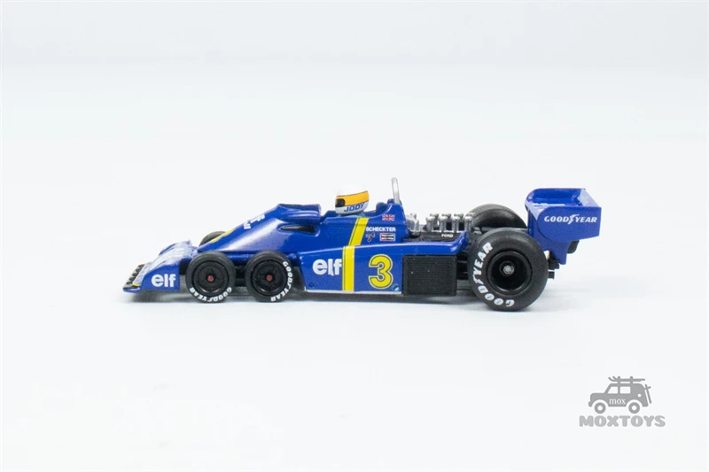 Mini GT Diecast modelo carro, Jody checkter, Patrick Depailler, GP sueco, Tyrrell P34, #3, 1:64, 1976