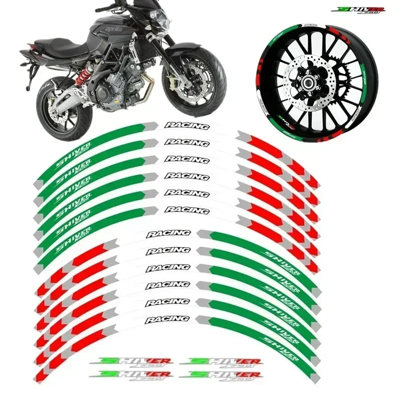 

Для Aprilia SHIVER 750, детали двигателя мотоцикла, контурное колесо, декоративная наклейка-D